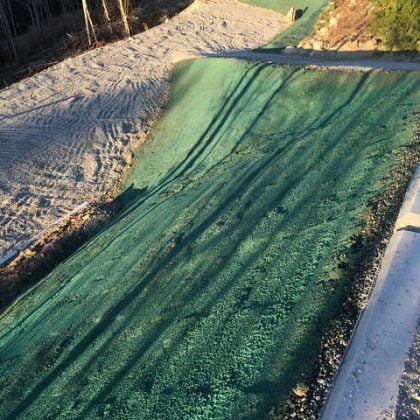 Hydroseeding for Erosion control